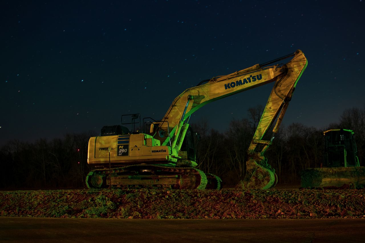 A & E Equipment & Sales equipment yard